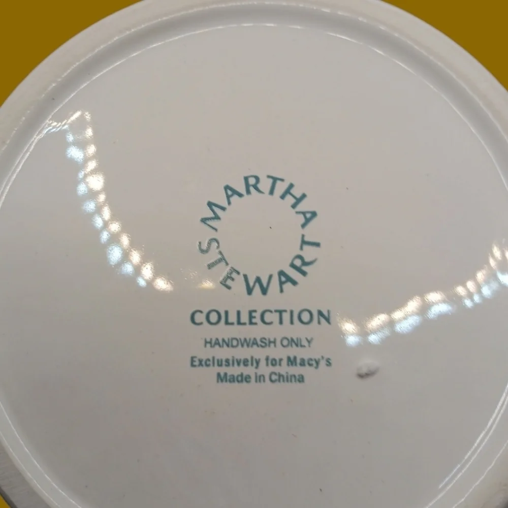 Martha Stewart dip mix set christmas bowl & knife